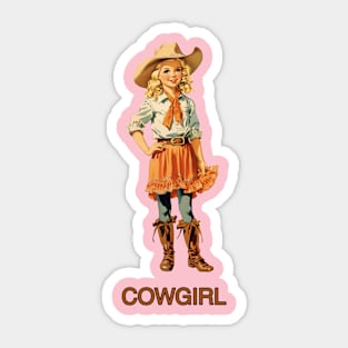 Cowgirl Sticker